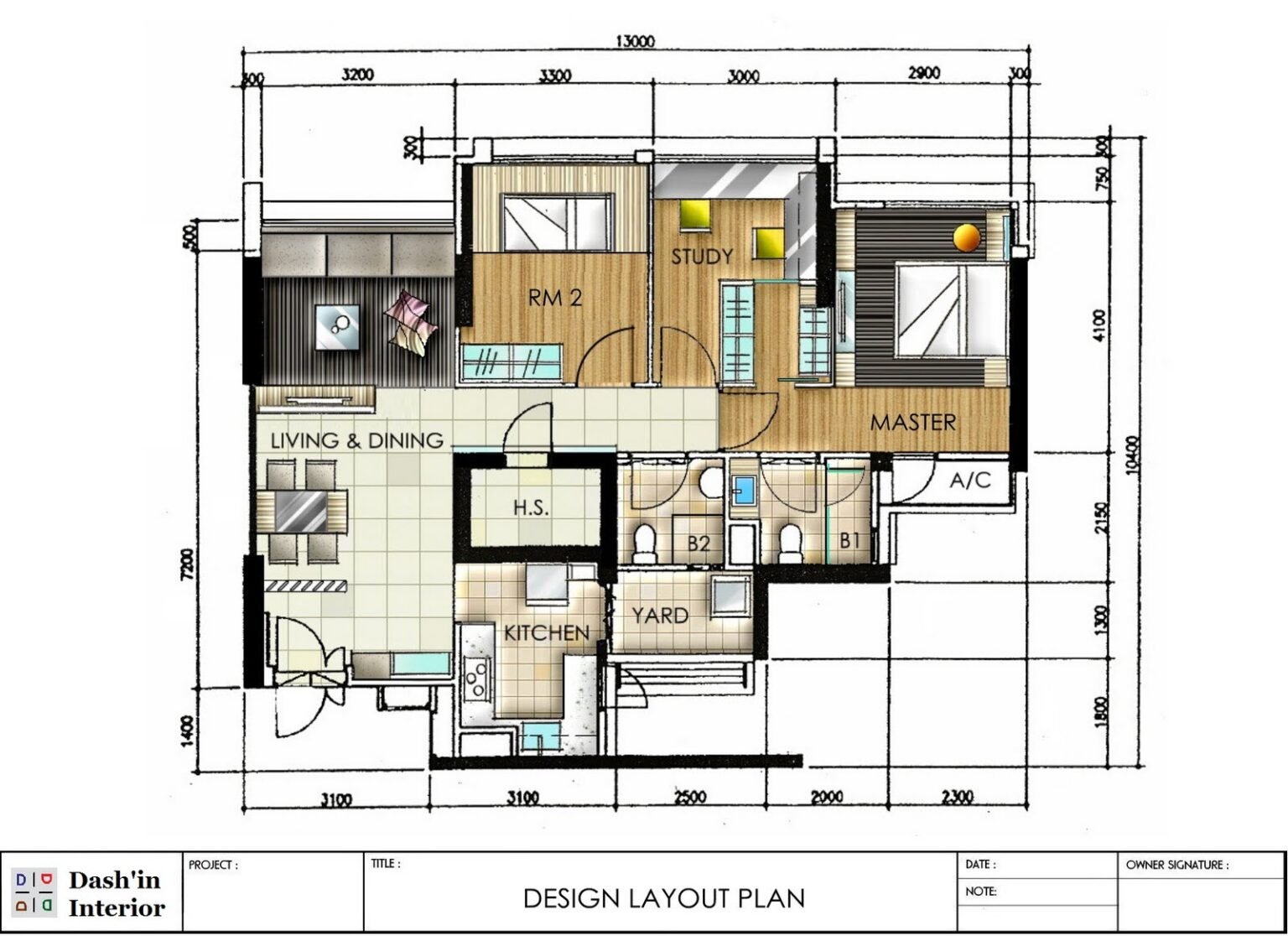 Interior design - Space Planning